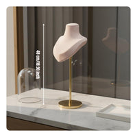 Necklace Display Mannequin Elegant Design Jewelry Bust Display Lightweight