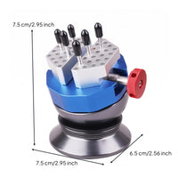 Miniature Ball Vise Perforated Gripping Surfaces Workshop Tool Metal Body