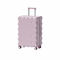 crackerTextured Luggage robust hard-sided Trolley Case Telescopic Handle