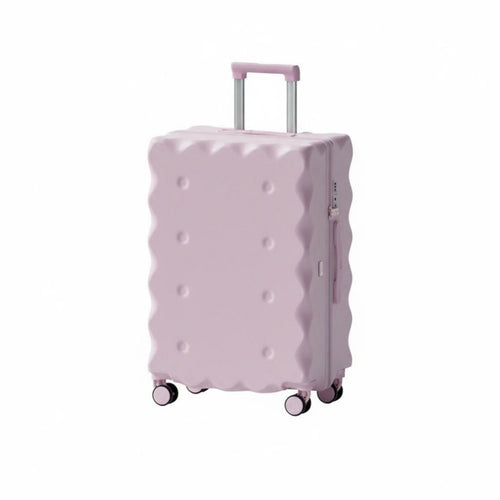 crackerTextured Luggage robust hard-sided Trolley Case Telescopic Handle