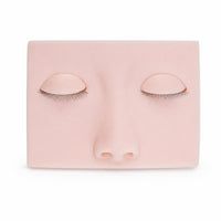 Silicone Eyelash Practice Head Small Silicone Training Face Model Reusable