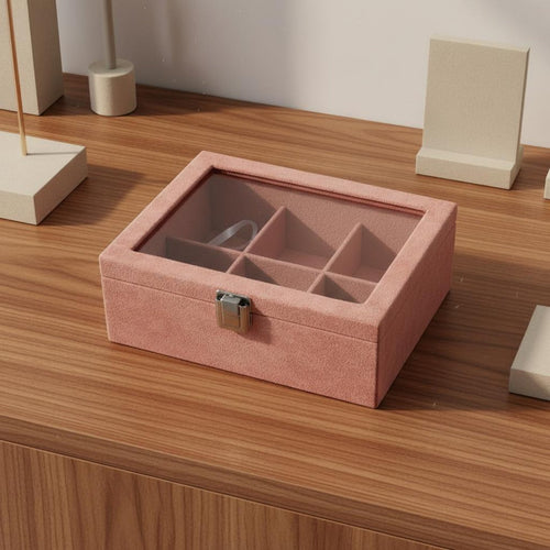 Bracelet Organizer with Pillows Removable Inserts Watch Storage Box Bracelet Display Case Dustproof Glass Top Jewelry Organizer