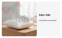 Girls Crystal Crown Sparkling St Single Princess Tiara Childrens Birthday Headpiece Elegant Design Girls Pageant Crown