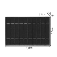 10-Compartment Watch Tray Rectangular Watch Display Tray Long-Lasting