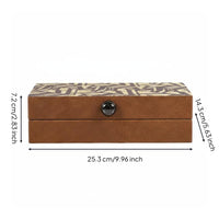 Wooden Jewelry Box Vintage Design Jewelry Keepsake Box Easy to Organize Home Decor for Dressing Table