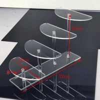 Acrylic Jewelry Display Stand Sturdy Structure Acrylic Jewelry Stand Detachable