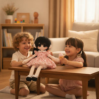 Doll Dress with Bloomers Ruffled Cotton Doll Dress Ruffle