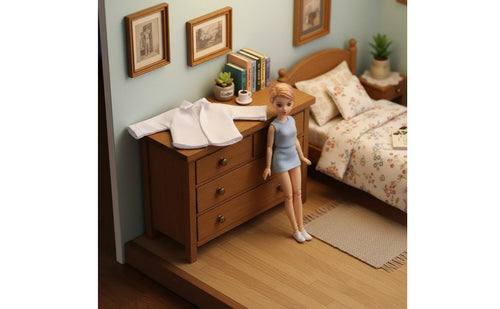 1/12 Scale Doll Shirt Loose Fit Toy Accessory Finely Crafted for Hobbyists