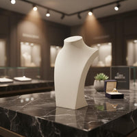 Necklace Display Bust Stable Base Necklace Bust Stand Mannequin Neck Stand Abrasion Protection Neckpiece Display Model