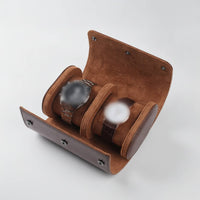 Watch Travel Case Double Watch Box with Snap Closure Long-Lasting for Travelers