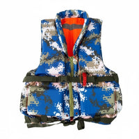 Training Life Vest High Collar Safety Gear Reflective Stripe