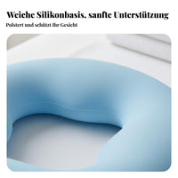 Silicone Face down Pillow Skin-Friendly Beauty Bed Face Cradle Non-Slip for Spas