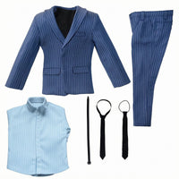Pinstriped Suit Set Sleek Fit 1/6 Scale Suit Set Fitted