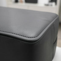 Salon Booster Seat Black Haircut Chair Booster Rectangular for Children