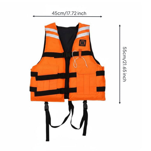 Adult Life Vest High Buoyancy Kids Life Vest Adjustable Straps Personal Flotation Device for Adults, Children, Serpent Boat Racing, Rafting, Swimming