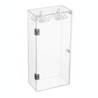 Necklace Display Box Transparent Acrylic Necklace Box Compact Organizer