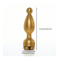 Brass Massage Tool Lightweight Facial Massager Polished for Acupressure