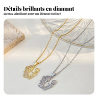 Mother Child Heart Necklace Sentimental Gift Mother Daughter Matching Necklace