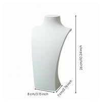 Necklace Display Bust Flat Base Necklace Display Stand Touch Jewelry Mannequin