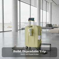 20 Inch Carry-on Suitcase Telescoping Handle 20 Inch Carry-on Luggage for Adults