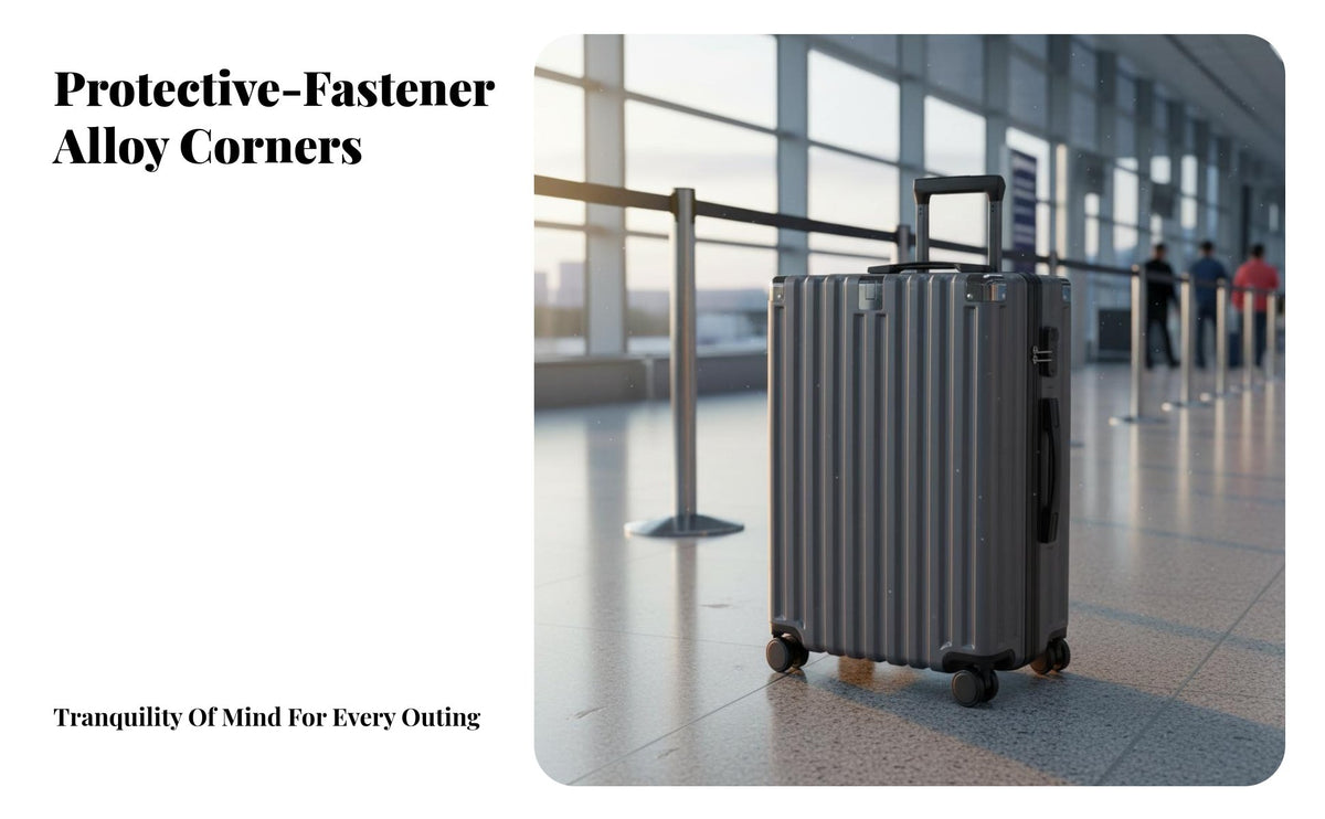 Large Capacity Hardside Carry-on Combination Lock Ribbed Hard Shell Trolley Lightweight and Sturdy Suitcase Adjustable Handle for Travelers, Vacationers, Airline Passengers, Vacation, Vacations, Airport, Weekend Getaways