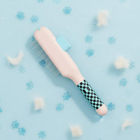 Cat Deshedding Brush Removes Loose Fine-Toothed Grooming Comb Gentle on Skin