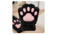 Cat Ears and Tail Set Customizable Fit Animal Cosplay Accessories Lightweight Soft Pile Animal Costume Set for Kids, Women, Halloween, Parties