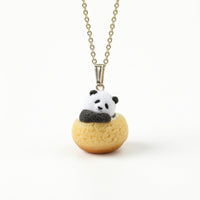Panda Pendant Necklace Playful Jewelry Comfortable for Everyday Wear, Gifting