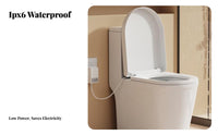 Constant Temperature Heating Heated Toilet Seat Energy Saving Smart Warming Toilet Lid IPX6 Waterproof Bathroom Fixture 24V Safe Voltage for Homeowners, Families, Seniors, Home, Restroom