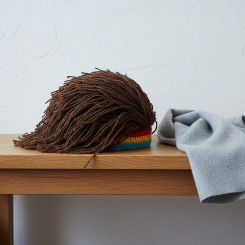 Knit Hat with Dreadlocks Warm Dreadlock Knit Cap Easy to Match for Women, Men