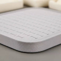 4 Pieces Linen Jewelry Tray Soft Lined Home Storage Scratch Protection
