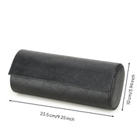 3 Slot Watch Box Shockproof Travel Watch Snap Fastener Closures