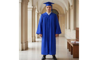 Graduation Cap and Gown Set 100% Polyester Bachelor's Graduation Robe