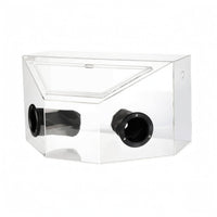 Acrylic Dust Box Glove Ports Dustproof Enclosure Transparent