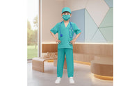 Educational Kids Science Coat Uniform Comfortable Material Child's Science Coat Costume Realistic Design for Preschoolers, Career Day
