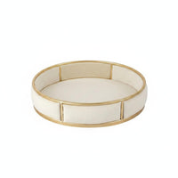 Round Velvet Tray Multifunctional Home Decor Desktop Display for Dresser