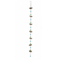 Rain Chain Soothing Sound Decorative Rain Chain Weather Resistant for Courtyard