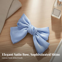 Big Ribbon Top Fastener Elegant Design Large Ribbon Hair Fastener Statement Piece Lightweight for Cosplayers, Photo S