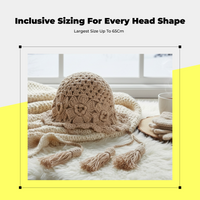 Winter Knit Hat Soft Slouchy Cap for Women