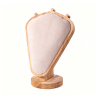 Pendant Display Stand Tabletop Wood Pendant Holder Visible