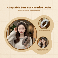Plush headband for winter warmth
