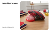 Doll Accessory Versatile Decoration Hat and Scarf Set Tiny Cap Hat
