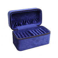Bracelet Storage Box Lined Interior Zippered Jewelry Storage Box Structured
