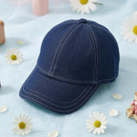 Doll Baseball Cap Paneled Crown Jean Doll Cap Topstitching for Blythe Dolls