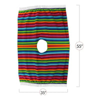 Mexican Poncho Traditional Design Mexican Serape Poncho Lightweight
