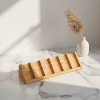 6 Slot Display Long-Lasting 6 Slot Bottle Organizer Sturdy Construction