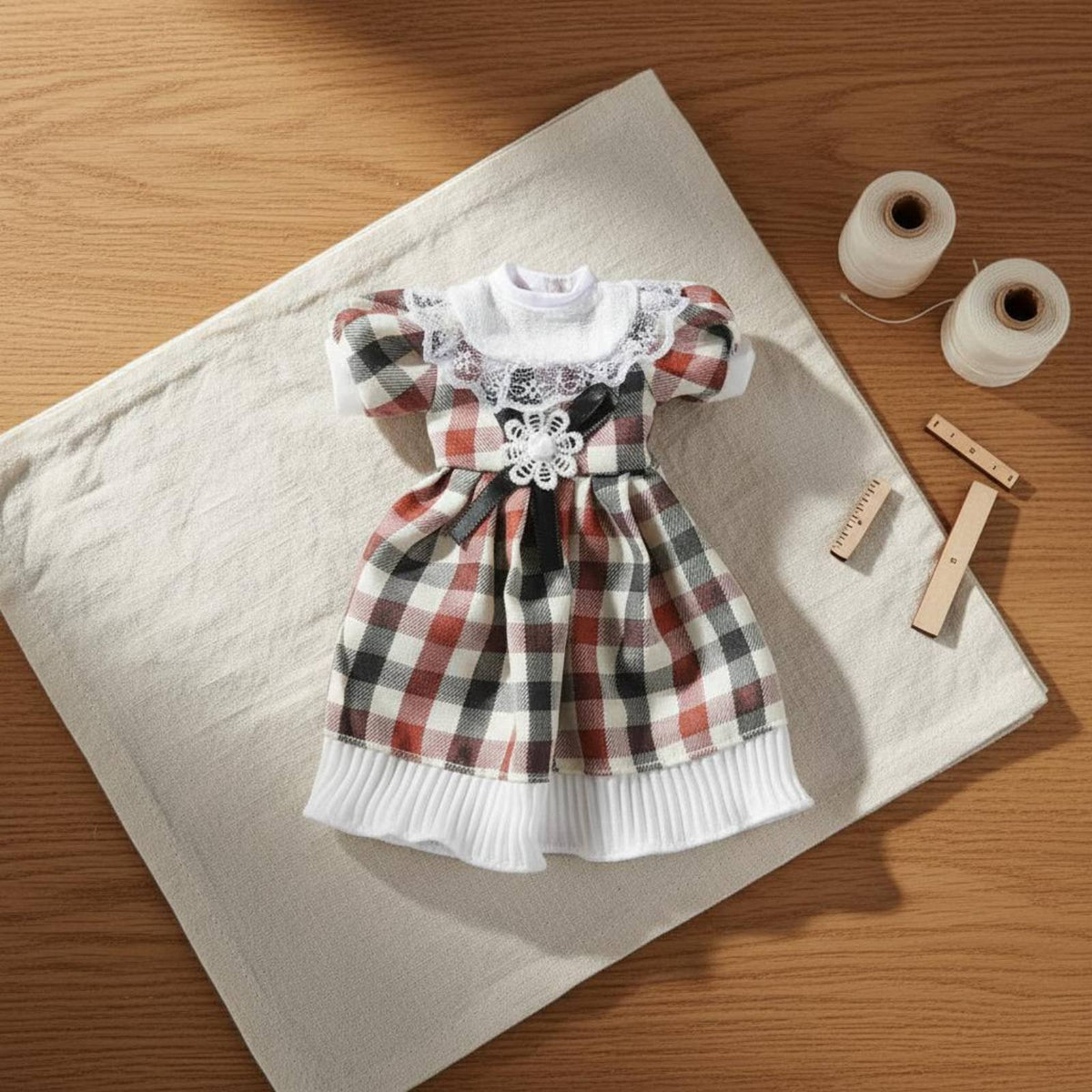 BJD Doll Dress Set Easy to Put on Toy Clothing Matching Hat
