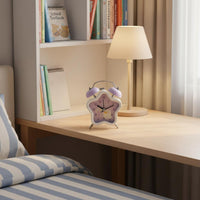 Star-Shaped Alarm Clock Silent Movement Home Decor Metal Frame for Students