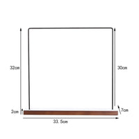 Necklace Display Stand Space Saving Pendant Display Holder Wooden Base Household Storage for Dressing Table