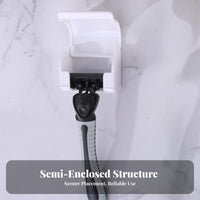No-Drill Wall Mount Shaver Holder Damage-without Damage Wall Mount Razor Hook Space-Saving for Renters, Students, Washroom, Dorm Room